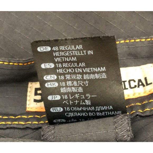 Women's 5.11 Tactical Fast-Tac Cargo Pants Size 18 Ripstop EMS Police Charcoal - Picture 9 of 10